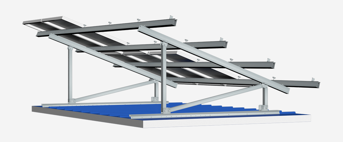 彩钢瓦屋面太阳能支架系统 PGT4-2